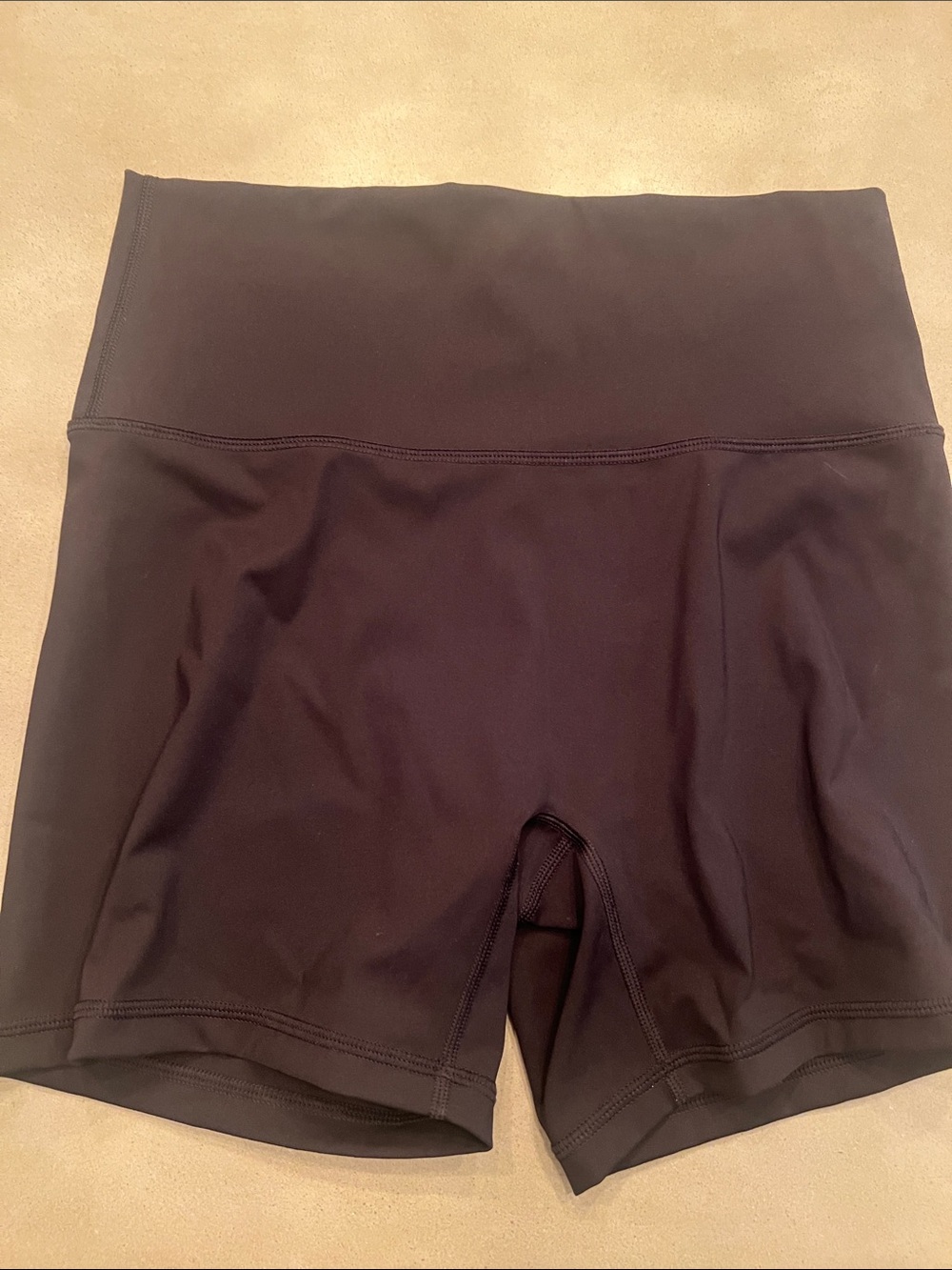 High-Waist Black Women's Bike Shorts offline